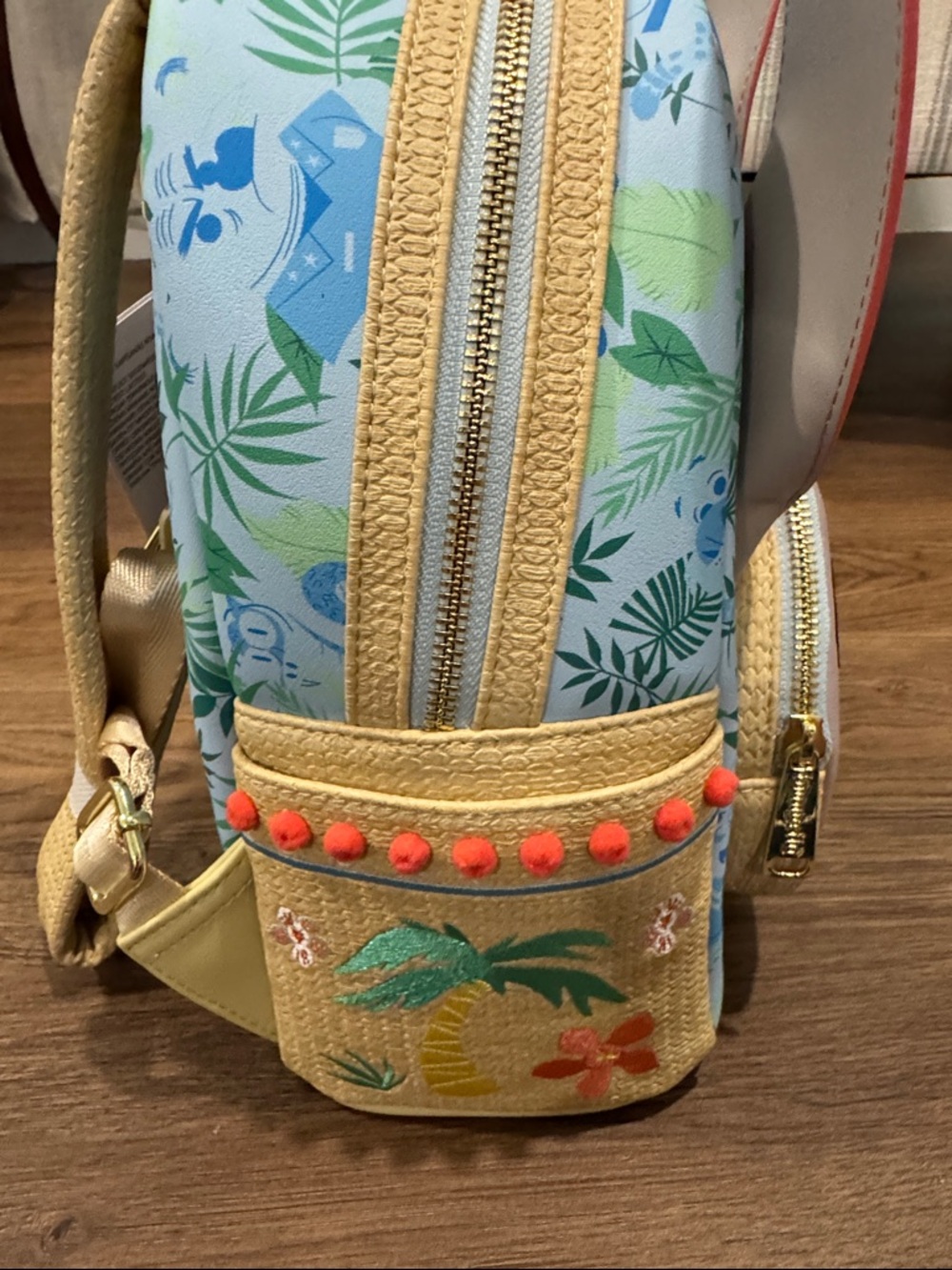 Loungefly Disney Zootopia 2 Tropical Judy Hoops Backpack - Pink, Coral & Blue - Picture 2 of 4